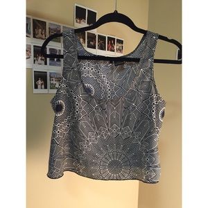 Fire Los Angeles Loose Crop Top Tank